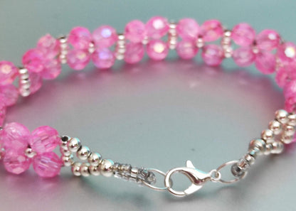 Pink Beads Bracelet