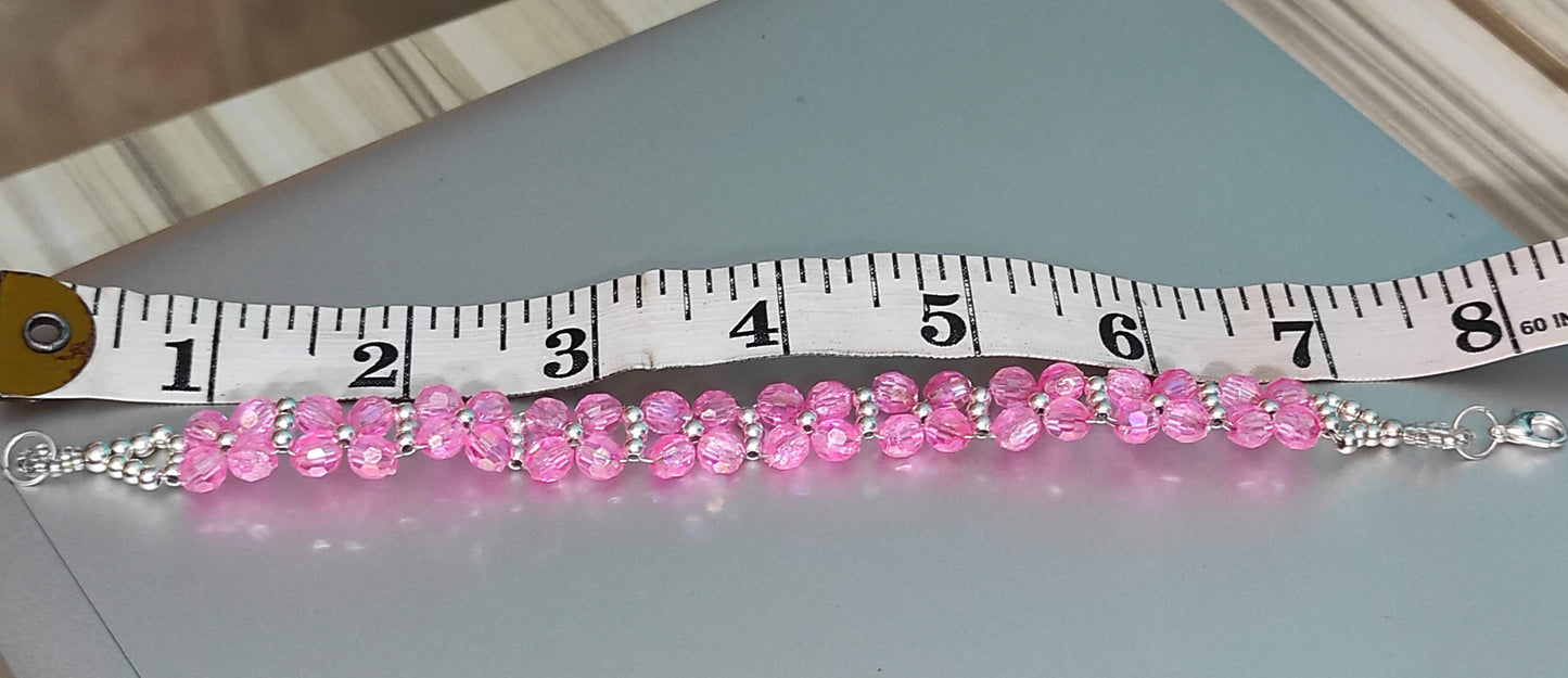 Pink Beads Bracelet