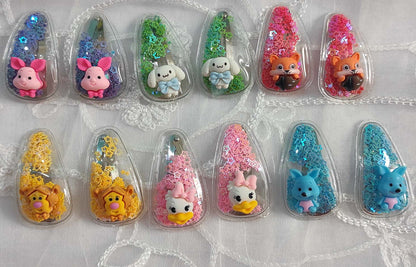 Hair clips transparent