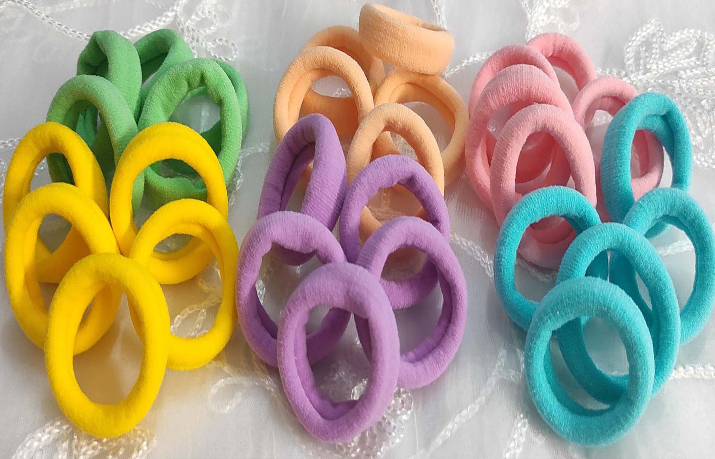 Multi colored Hair ties